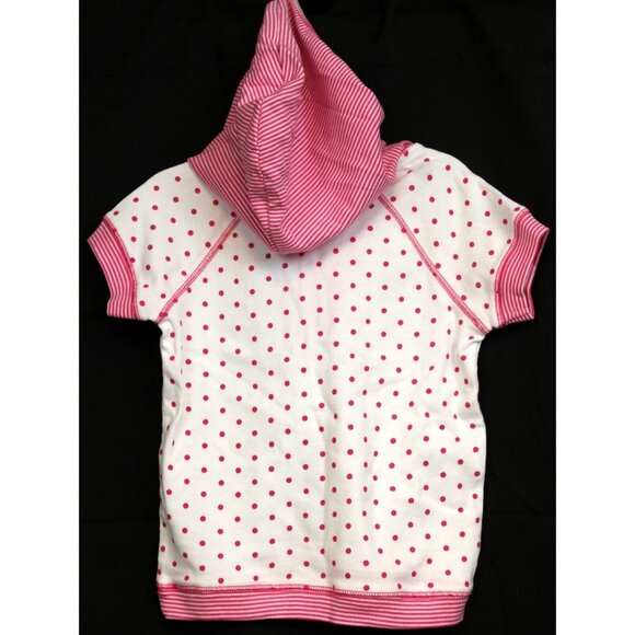 NEW 2008 Gymboree 2pc Tennis Match Shirt sz 5 Hooded Pink Polka Dot Turtle Socks - Picture 7 of 12